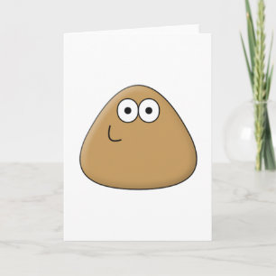 Happy Pou - Greeting Card Vertical