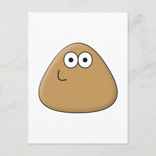 Happy Pou - Postcard Vertical (Front)