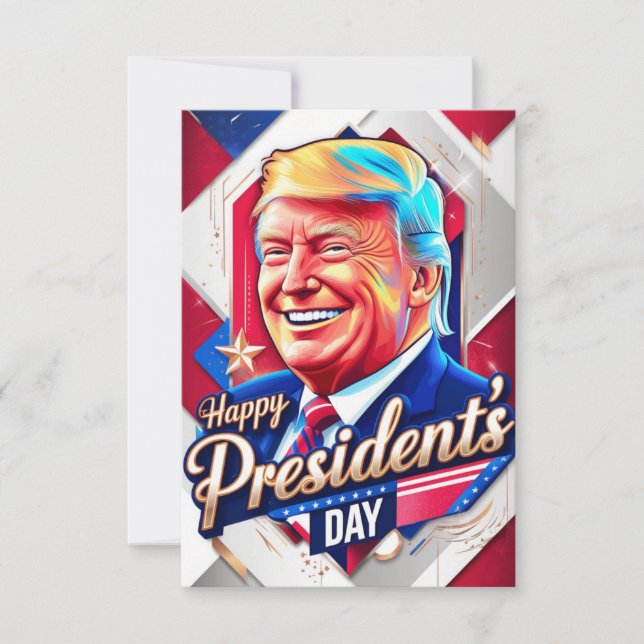 happy presidents day 2025 thank you card (Front)