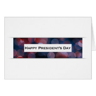 Happy President's Day bokeh