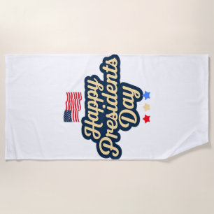 Happy Presidents Day Classic Beach Towel