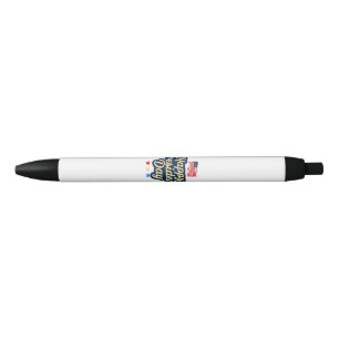 Happy Presidents Day Classic Black Ink Pen