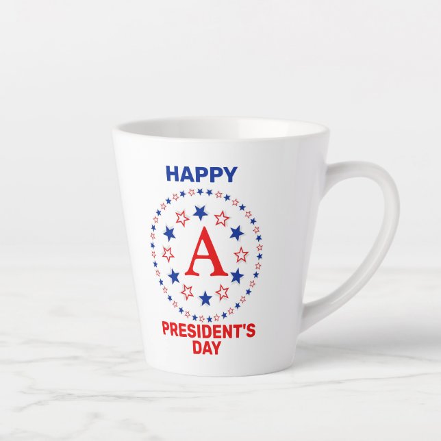Happy President's day custom monogram Coffee Mug (Right)