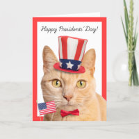 Happy Presidents Day For Anyone Cute Orange Cat