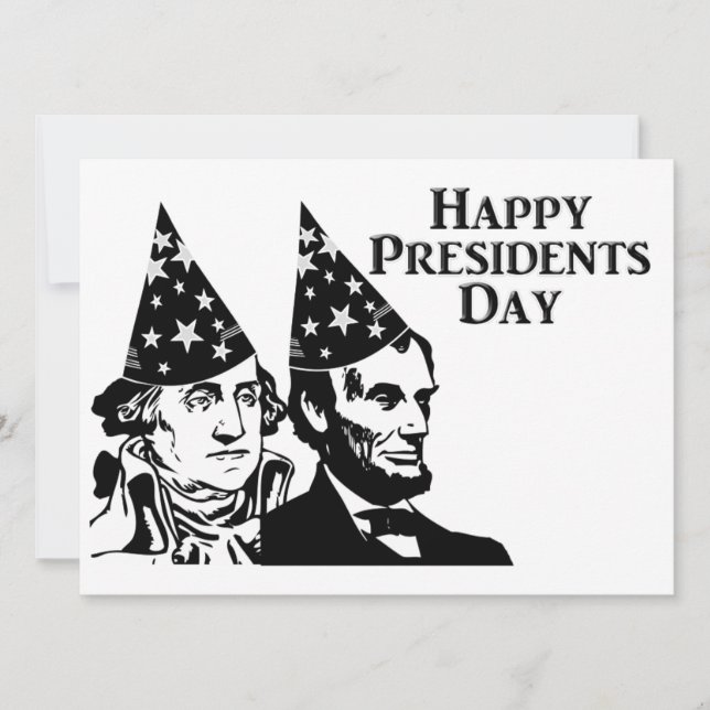 Happy Presidents Day Invitation (Front)
