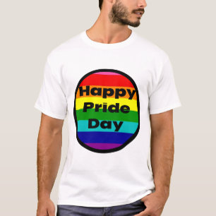 Happy Pride day gay rainbow  T-Shirt