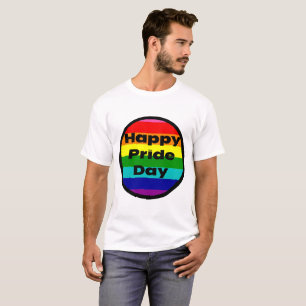 Happy Pride Day Rainbow LGBTQ Celebration T-Shirt