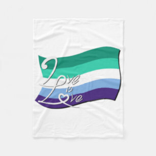 Happy Pride! Gay Flag Oversized  Fleece Blanket