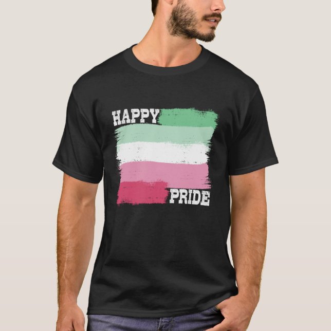 Happy Pride Rainbow LGBTQIA+ Community Proud Ally  T-Shirt (Front)