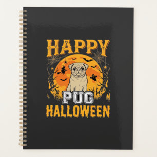 Happy Pug Halloween Spooky Dog Design_1 Planner