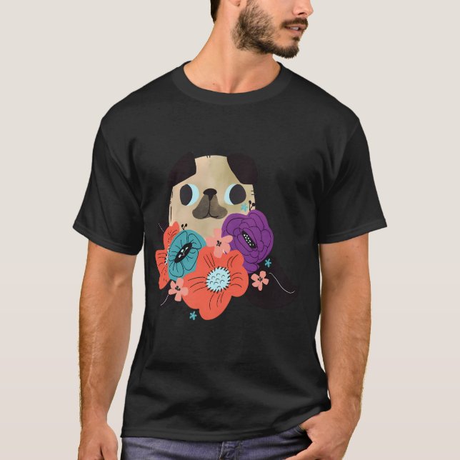 Happy Pug T-Shirt (Front)