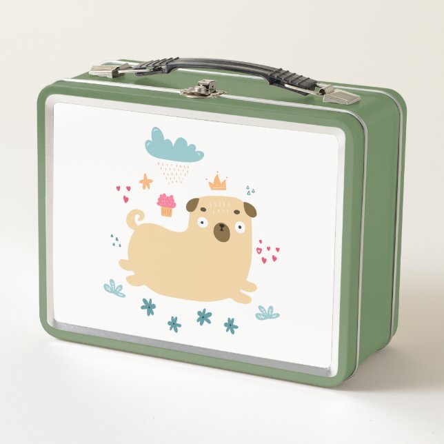 Happy Puggy Lunchbox (Front)