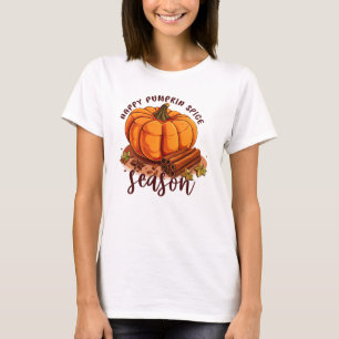 Happy Pumpkin Spice Season – Cosy Autumn Vibes T-Shirt