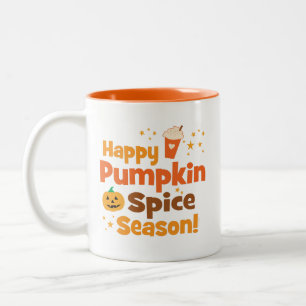 Happy Pumpkin Spice Season Two-Tone Coffee Mug