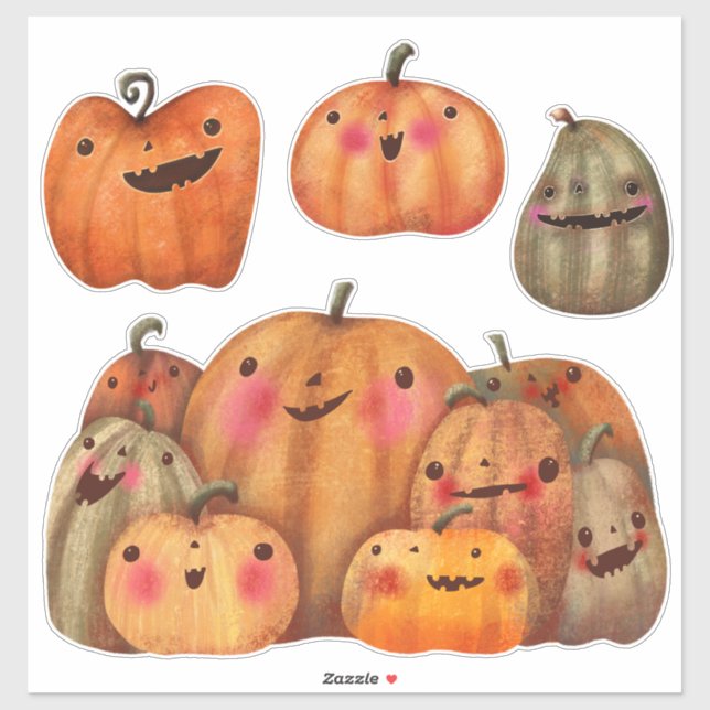 Happy Pumpkins Collection - Cute Halloween (Sheet)