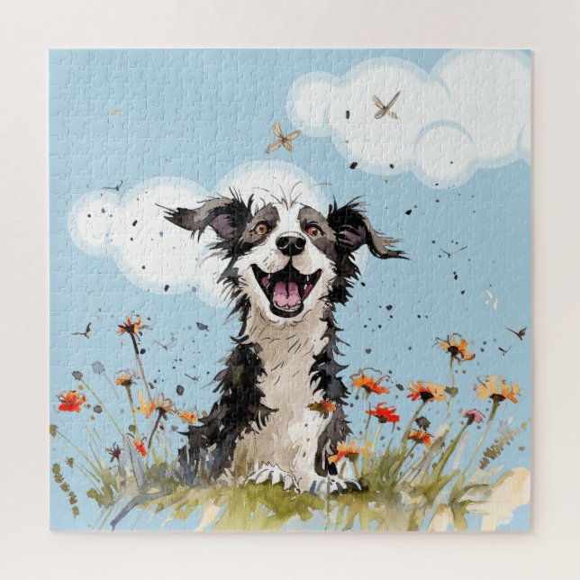 Happy Pup Jigsaw Puzzle (Vertical)
