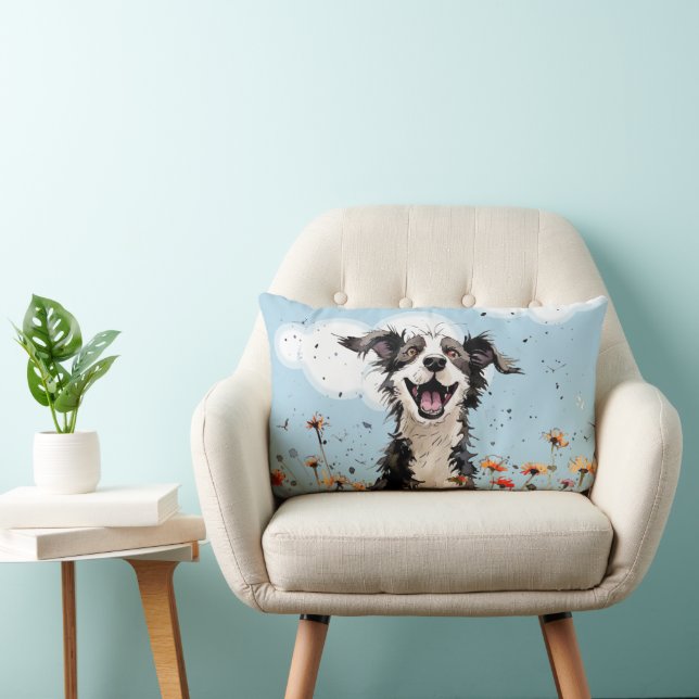 Happy Pup Lumbar Cushion (Chair)