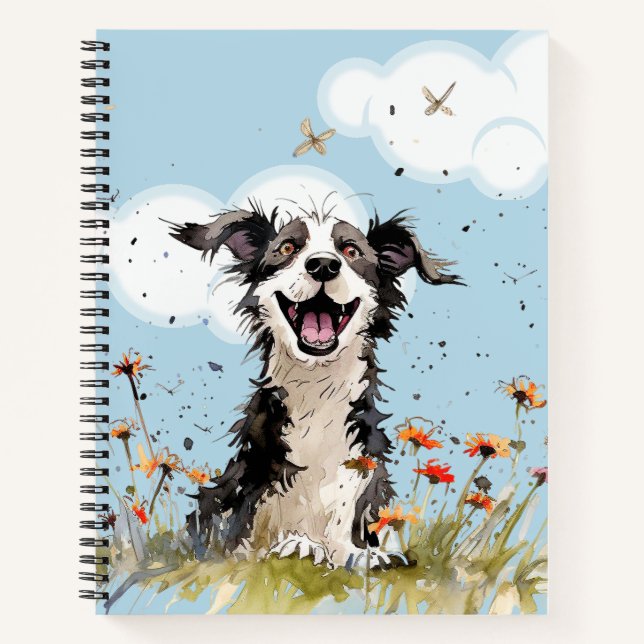 Happy Pup Notebook (Front)
