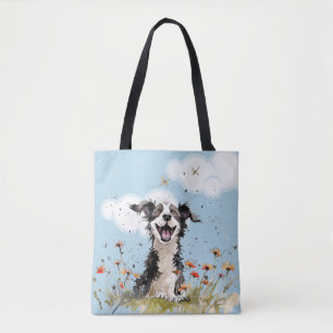 Happy Pup Tote Bag