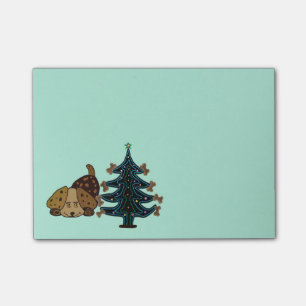 Happy Puppy Christmas Post-it® Notes
