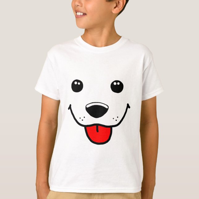 Happy Puppy Face T-Shirt (Front)