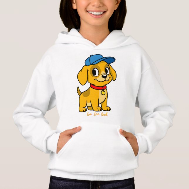 Happy Puppy in Blue Cap (Front)