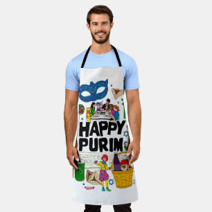 Happy Purim Apron