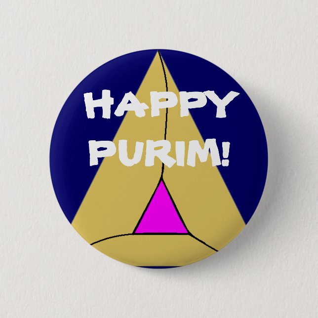 HAPPY PURIM! Button (Front)