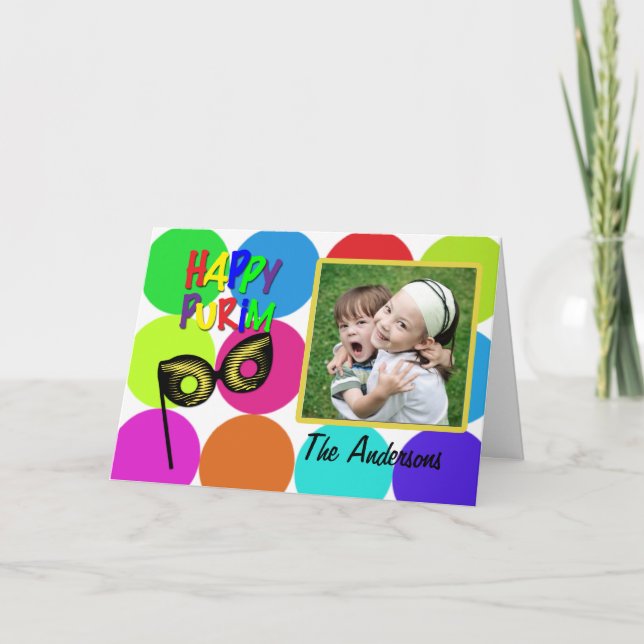 Happy Purim Card (Front)