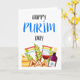 Happy Purim - Chag Purim Card