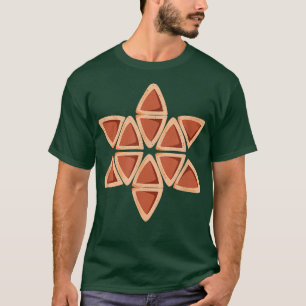 Happy Purim Costume Idea Cute Hamantaschen Jewish T-Shirt