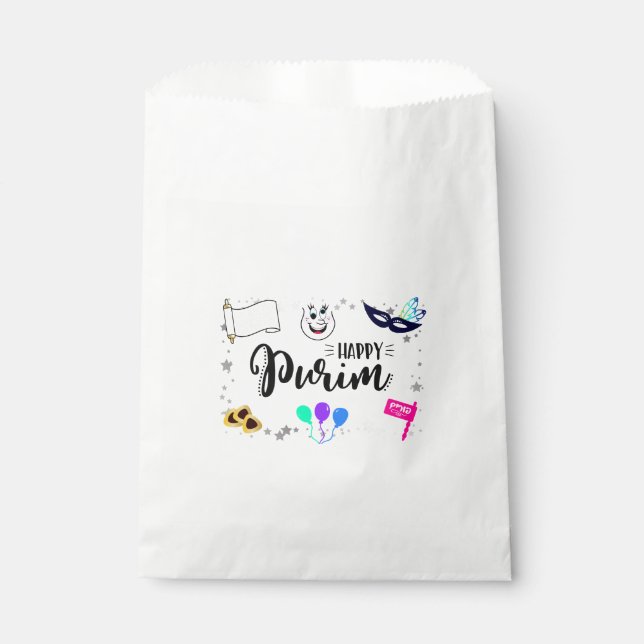 Happy Purim Favour Bag (Front)