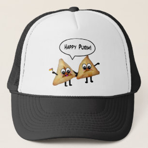 Happy Purim hamantaschen Trucker Hat