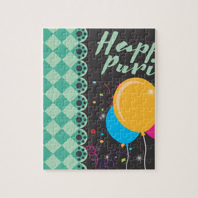 happy purim jigsaw puzzle (Vertical)