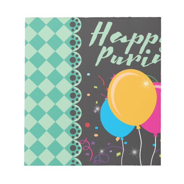 happy purim notepad (Front)