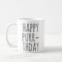 Happy Purr‑thday Birthday Cat Theme