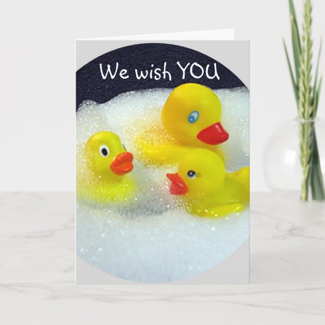 HAPPY QUACKY GROUP CARD FOR 40th (Front)