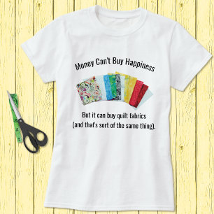 Happy Quilter's Humour T-Shirt