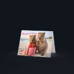 Happy Quokka Family - Merry Christmas Card<br><div class="desc">Experience the Warmth of Family Joy with Our Happy Quokka Merry Christmas Card! Envision a joyous gathering of quokkas, radiating warmth and cheer in this delightful card. Our card captures the spirit of a Happy Quokka Family Christmas, perfect for conveying heartfelt wishes to your loved ones. Whether for family or...</div>