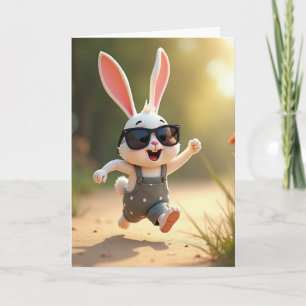 Happy Rabbit Adventure Card
