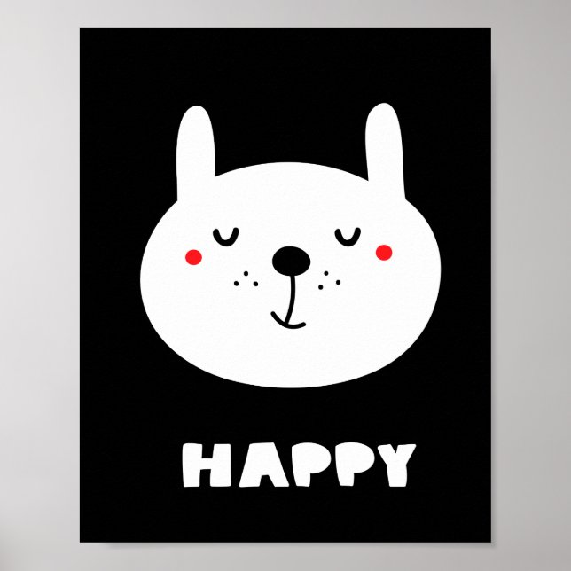 Happy Rabbit Poster (Front)