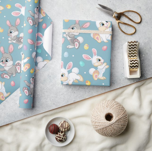 Happy Rabbits  Wrapping Paper (Crafts)
