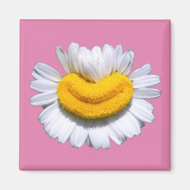 Happy Radiant Chamomile Smile  Magnet (Front)