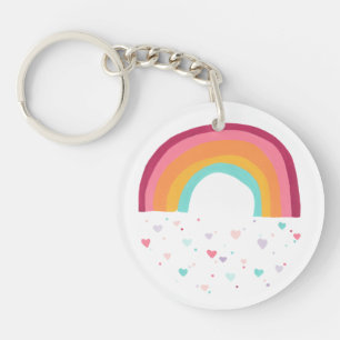 Happy Rainbow Magic Key Ring