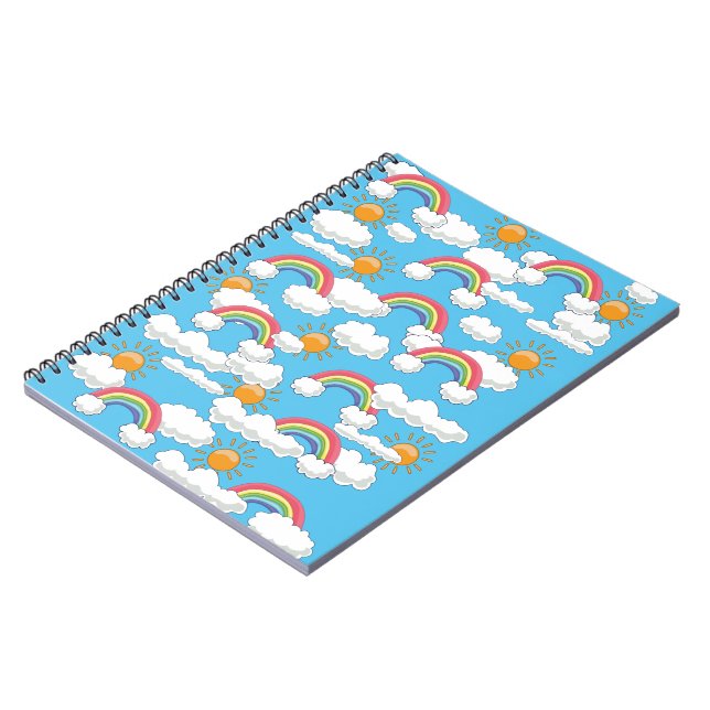 Happy Rainbow Notebook (Left Side)