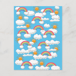 Happy Rainbow Postcard