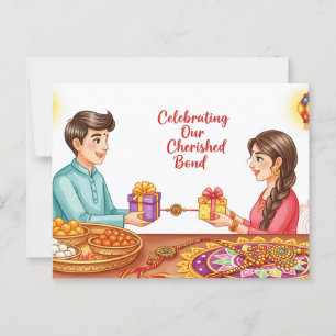 Happy Rakhi, Raksha Bandhan Postcard