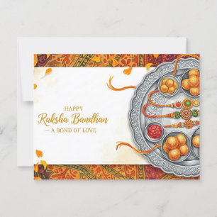 Happy Rakhi, Raksha Bandhan Postcard