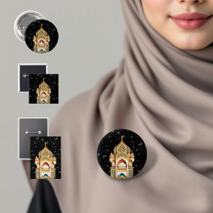 happy Ramadan 3 Cm Round Badge