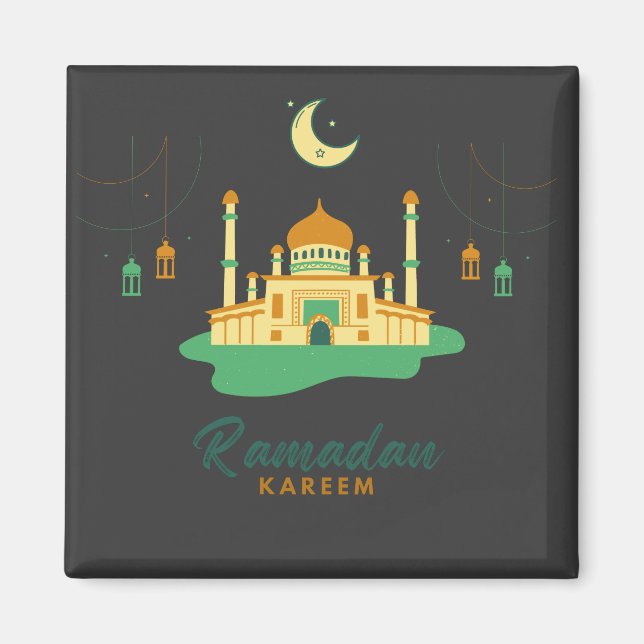 Happy Ramadan Kareem And Eid Mubarak 2022  Magnet (Front)